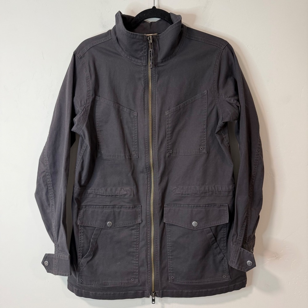 Duluth Trading Co Women's DuluthFlex Fire Hose Coolmax Jacket Charcoal Grey Med